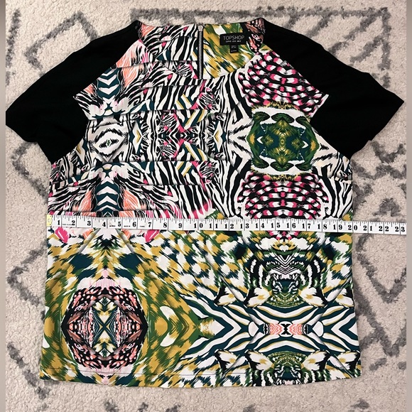 TopShop short sleeve Blouse US 8 - Picture 3 of 7